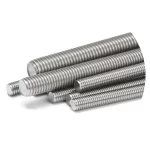 BARRA ROSCADA 1 METRO AÇO INOX A2