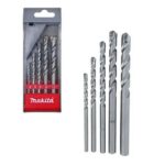 JOGO DE BROCAS VIDEA P/ CONCRETO JG 04 A 10MM 5 PÇS  MAKITA