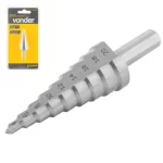 BROCA AÇO RÁPIDO ESCALONADA 4MM A 20MM VONDER