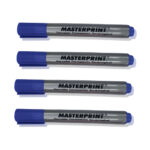 MARCADOR PERMANENTE RECARREGÁVEL CANETÃO AZUL E PRETO