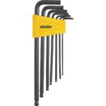 JOGO DE CHAVE ALLEN ABAULADA 1,5 A 06MM 7 PEÇAS  VONDER